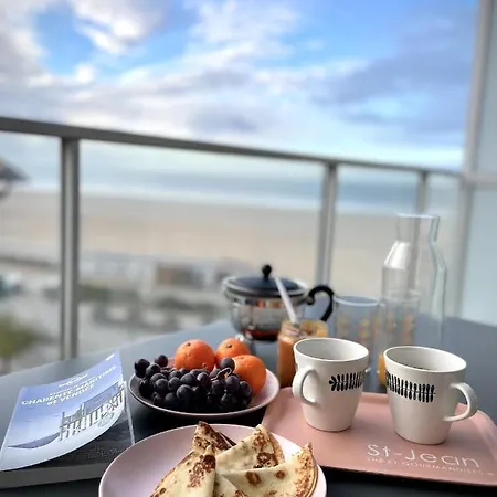 Au85, Bel Appartement, Vue Ocean, Pied De La Plage Saint-Jean-de-Monts Exterior photo